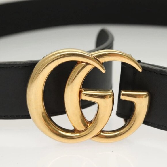 GUCCI GG Marmont Belt Leather 33.5 GUCCI GG Marmont Belt Leather 33.5\
